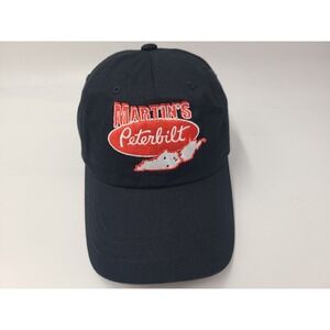 Peterbilt Trucks Motors Martins Strapback Adjustable Hat Cap Dad Men Women Black